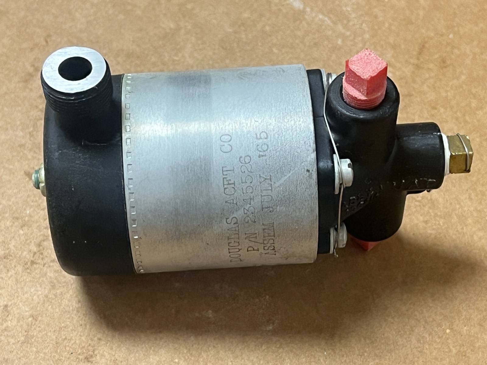 Douglas Aircraft Valve Pressure P/N AN4078-1 SA 2345526 New