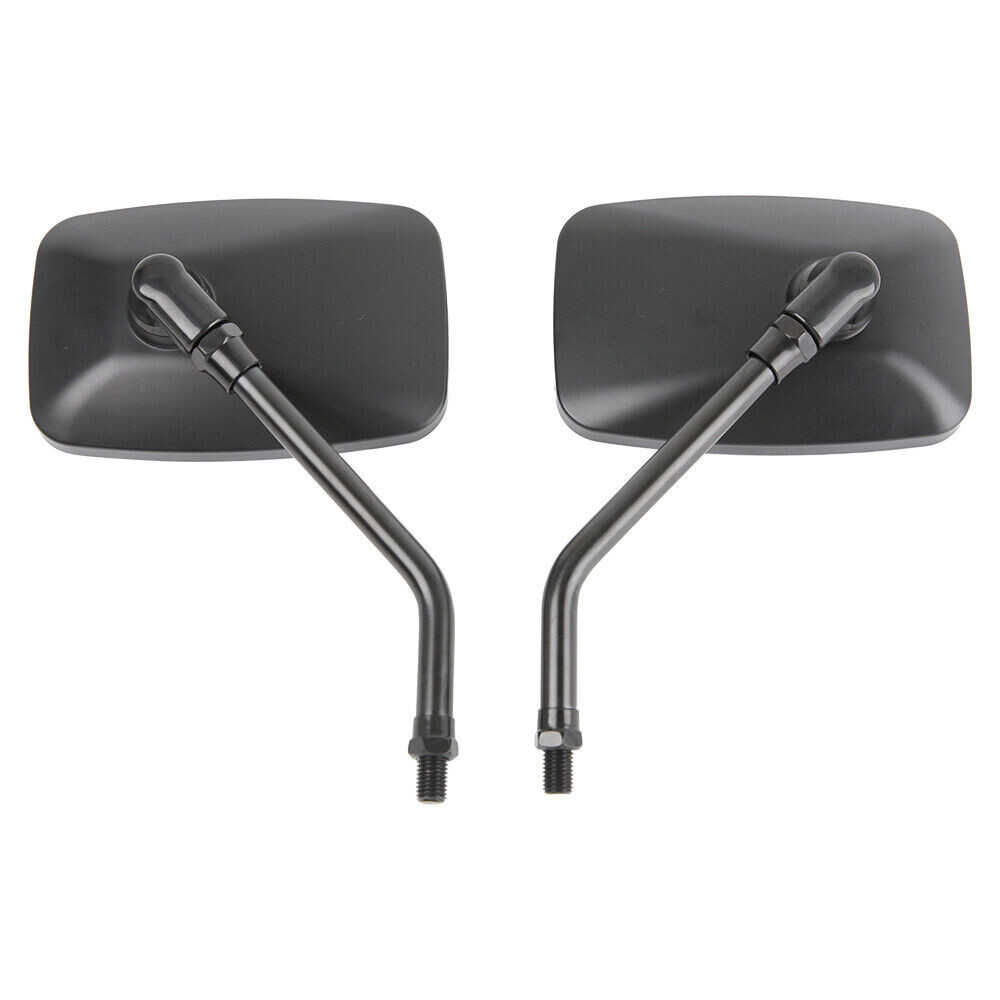 BLACK Rectangle Motorcycle Mirrors Fit Honda Shadow Phantom Spirit 750 VT750C US