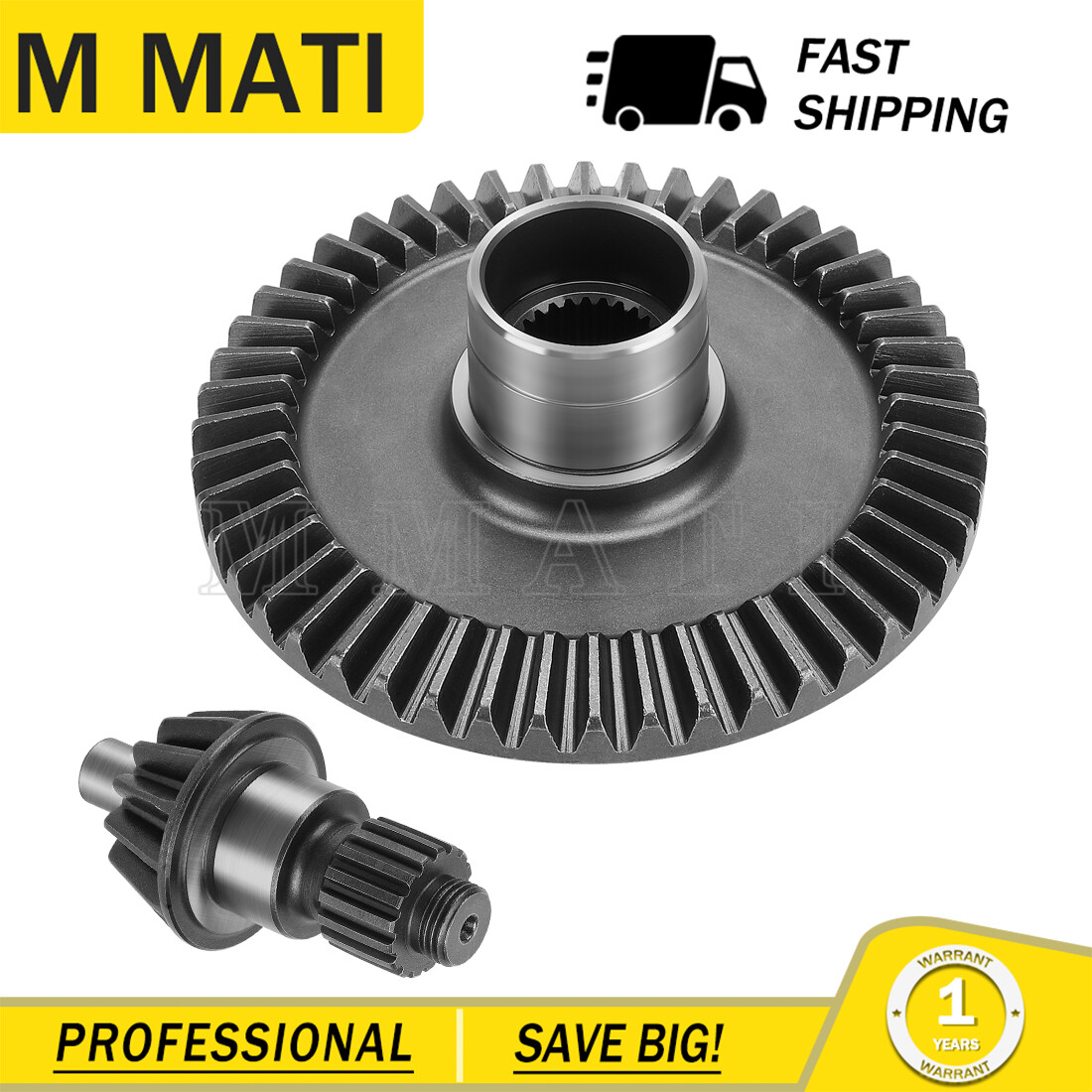 Final Drive Differential Ring & Pinion Gear For Honda TRX350FE/FM/TE/TM 2000-06