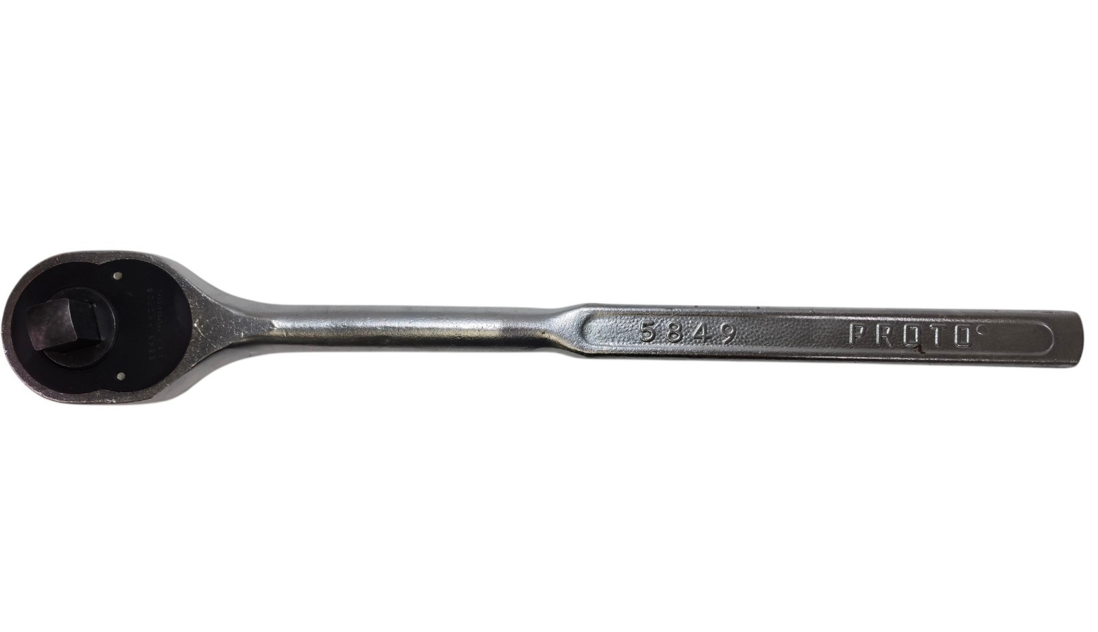 Vintage Proto 5849 1″ ONE INCH Reversible Large Ratchet Heavy 26″ Professional