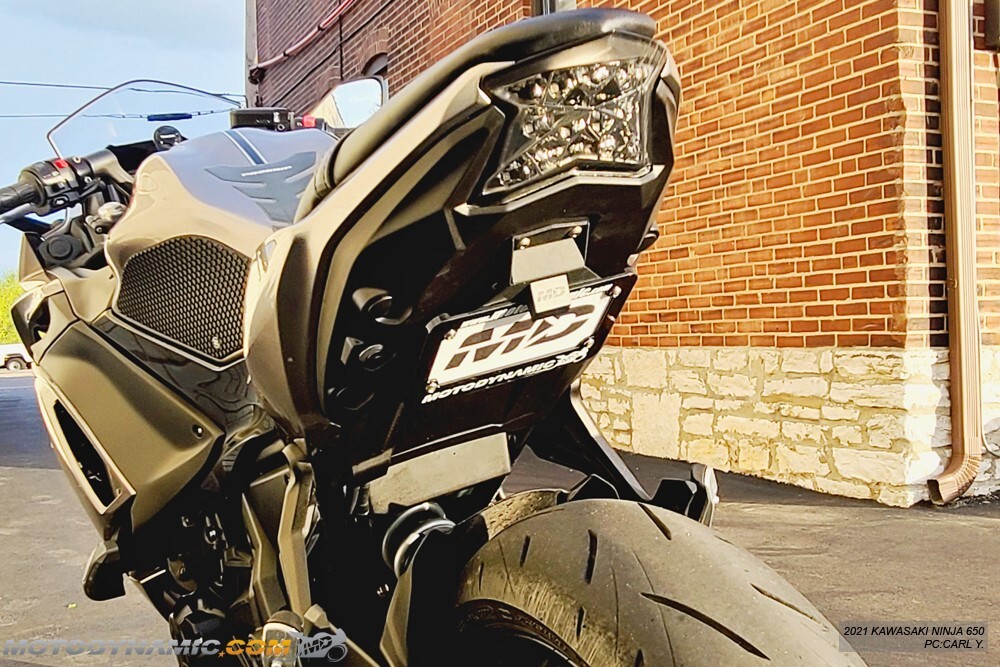 Fender Eliminator Kit Low Profile Tucked for 2017-2024 Kawasaki Ninja 650 Z650