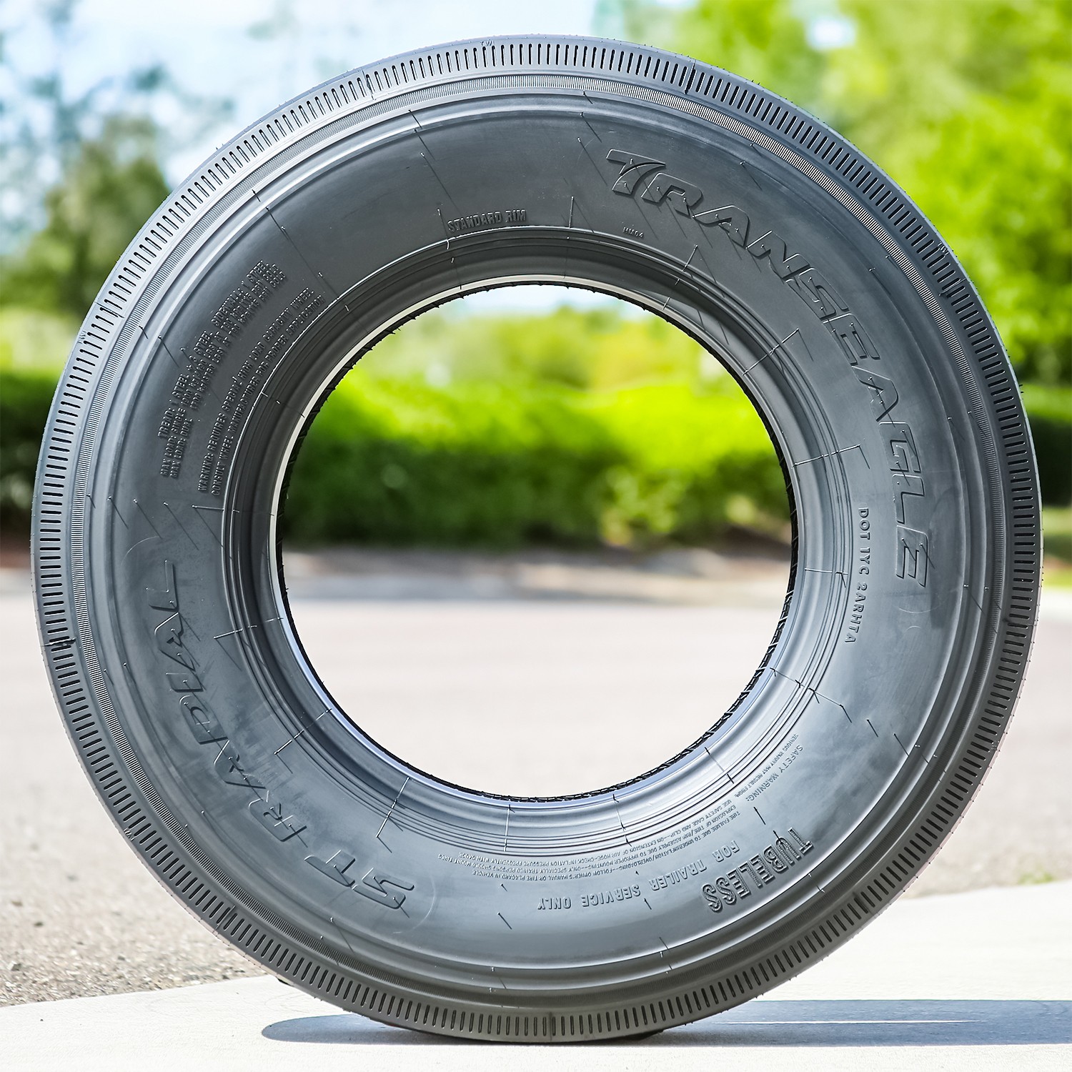 2 Tires 205/90R15 Transeagle ST Radial All Steel Trailer Load F 12 Ply