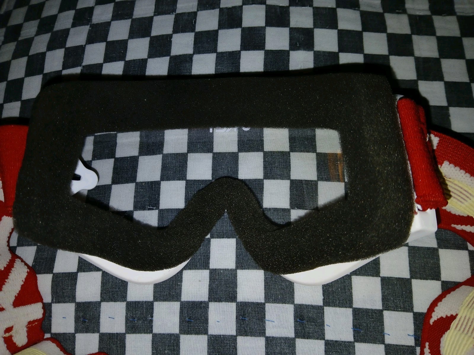Vintage Oakley goggles White / Red guard mx,ama, , helmet, visor