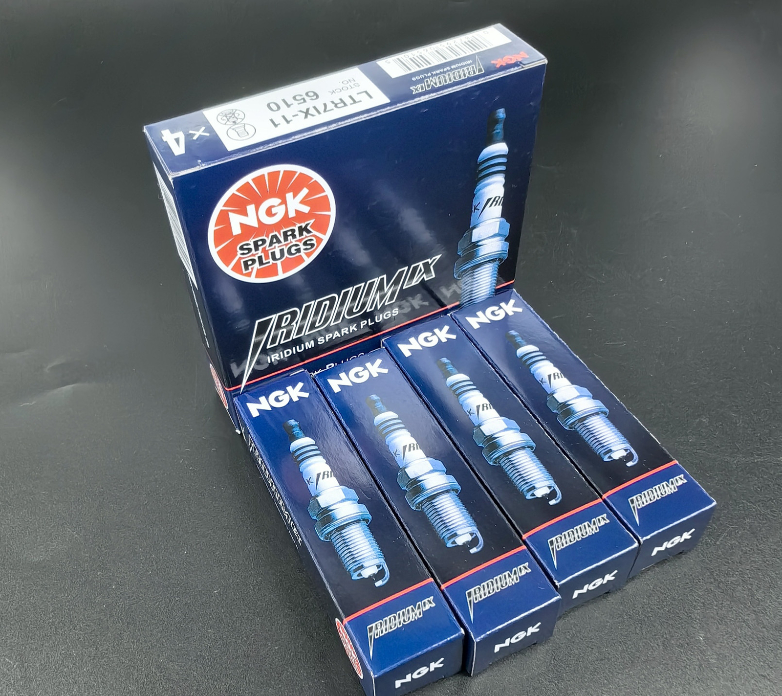 SET 4Pcs LTR7IX11 Iridium IX Spark Plugs for NGK 6510 LTR7IX-11 US Free Shipping