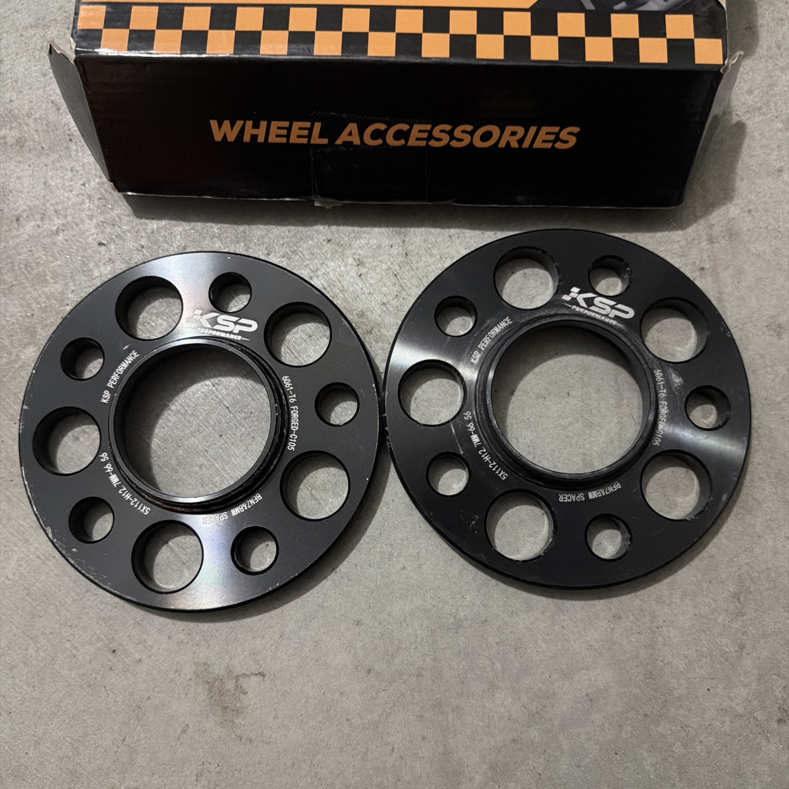 KSP 2PC 15mm 5X112mm 66.56mm Hubcentric Wheel Spacers for A4 S4 A5 S5 A6 S6 Benz