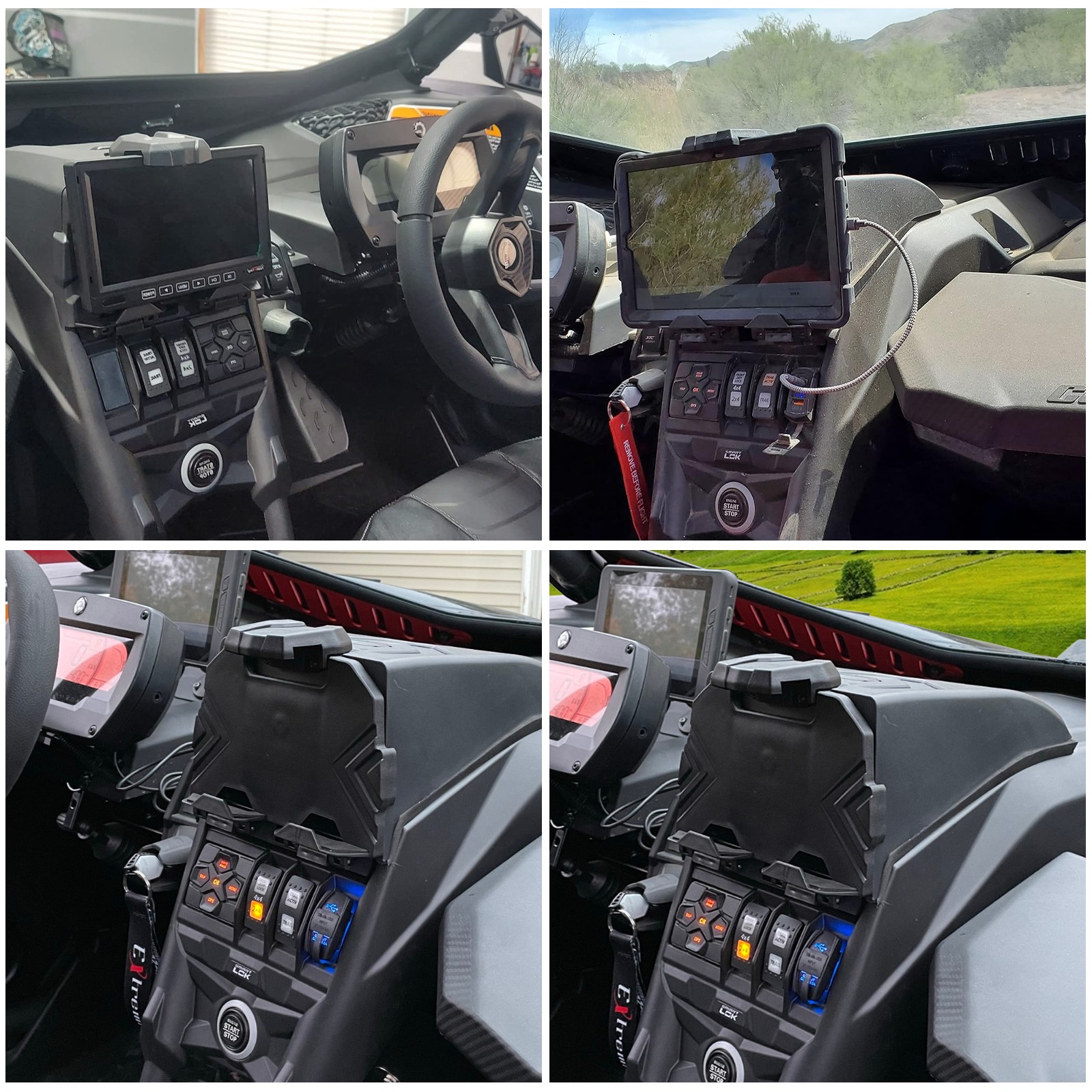 Electric Device Tablet Holder GPS Mount For Can Am Maverick X3 /X3 Max 715002874