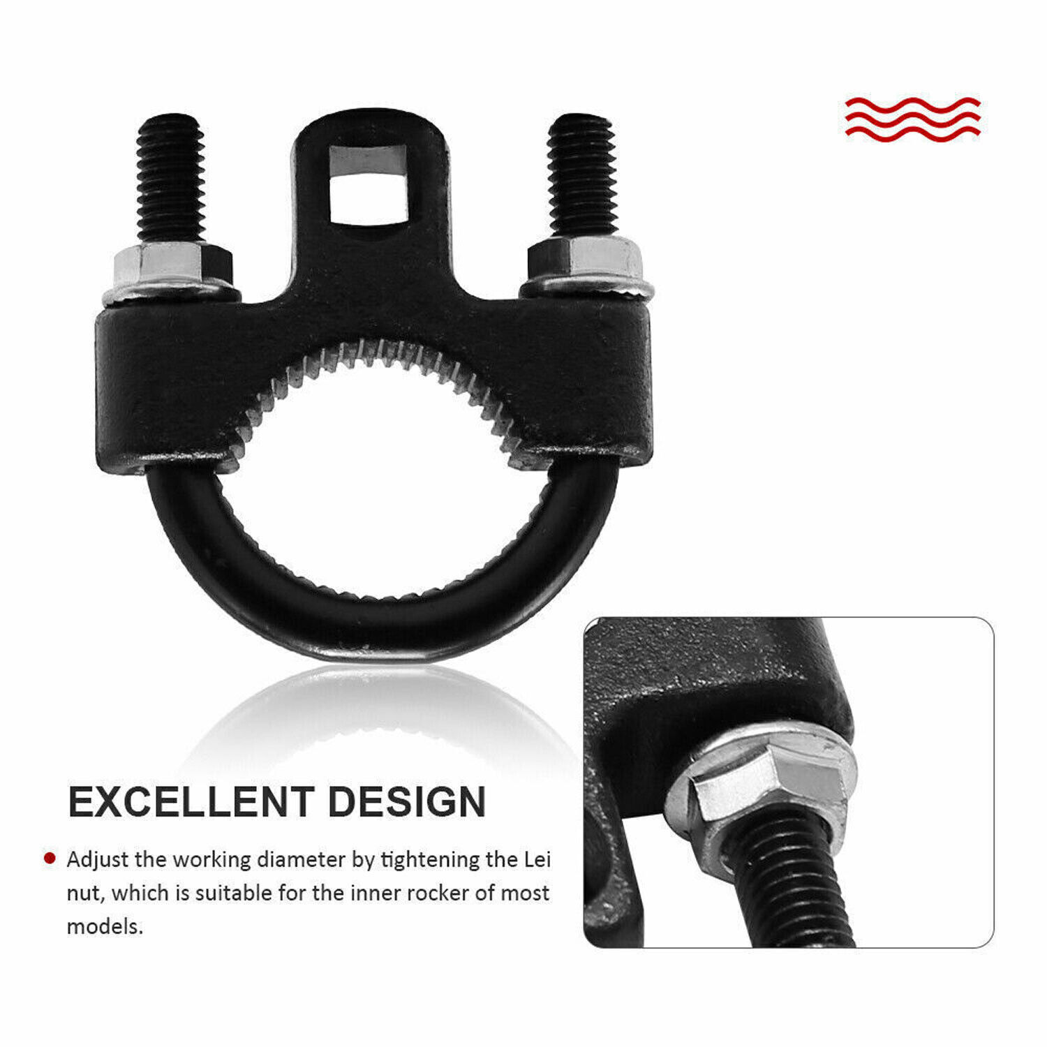 Inner Tie Rod Tool Removal Remover 3/8″ Low-Profile Turner Installer Car Repair