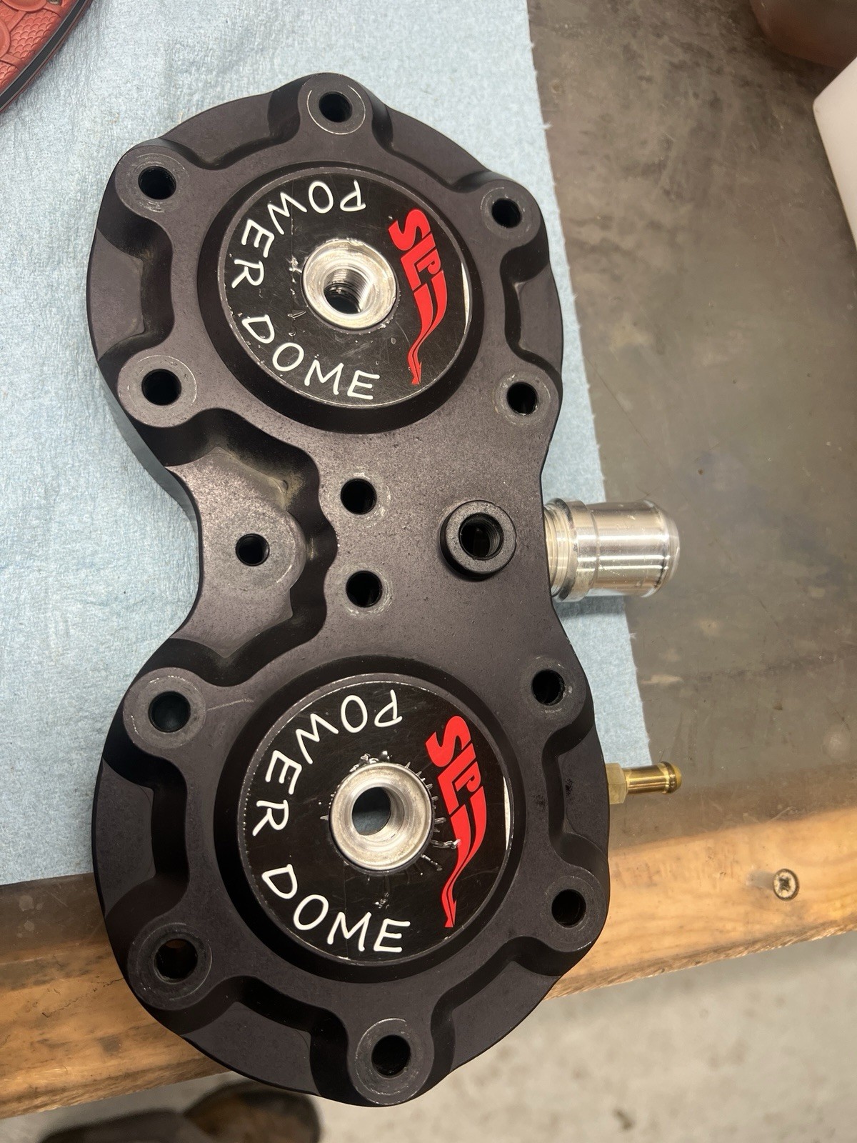 Slp Power Dome Billet Head Set Pol 850. 12-850d Domes. 0-6000
