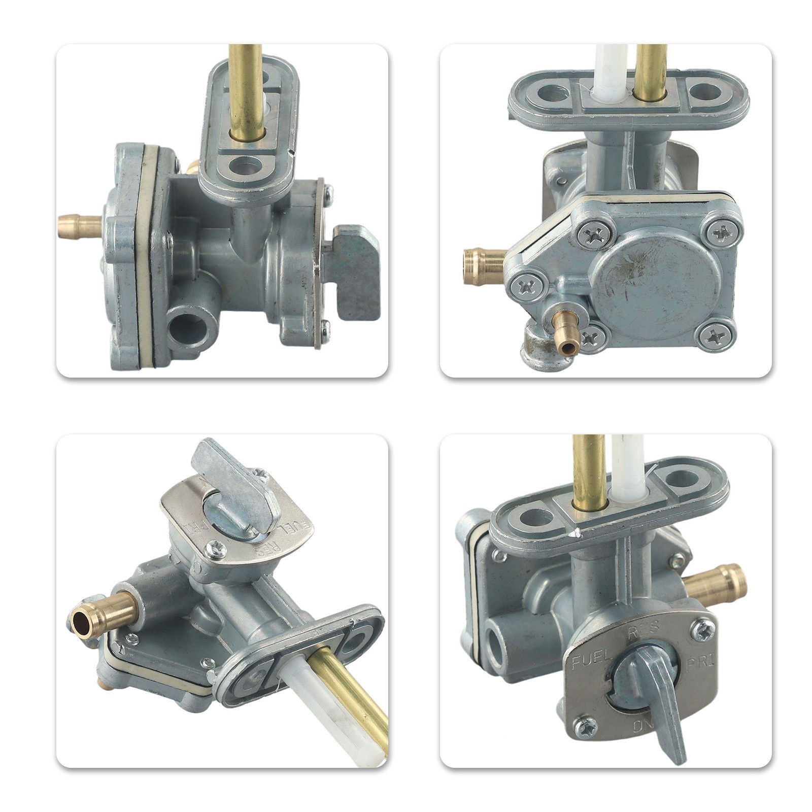 Hot Sale Fuel Petcock Gas Tank Aluminum Alloy Rubber Switch For Kawasaki EN500