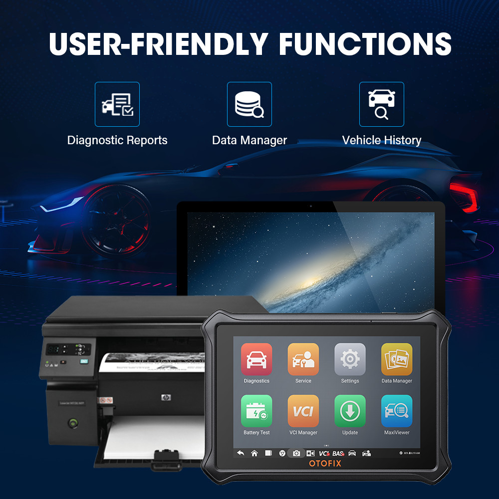 2024 OTOFIX D1 Lite OBD2 Scanner Wireless Diagnostic Full System Active Test