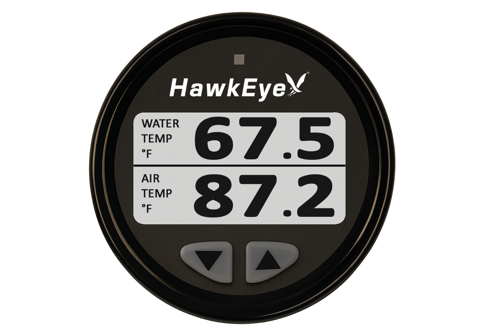 HawkEye DepthTrax Edge Full Color In-Dash Depth Finder Transom Mount Transducer