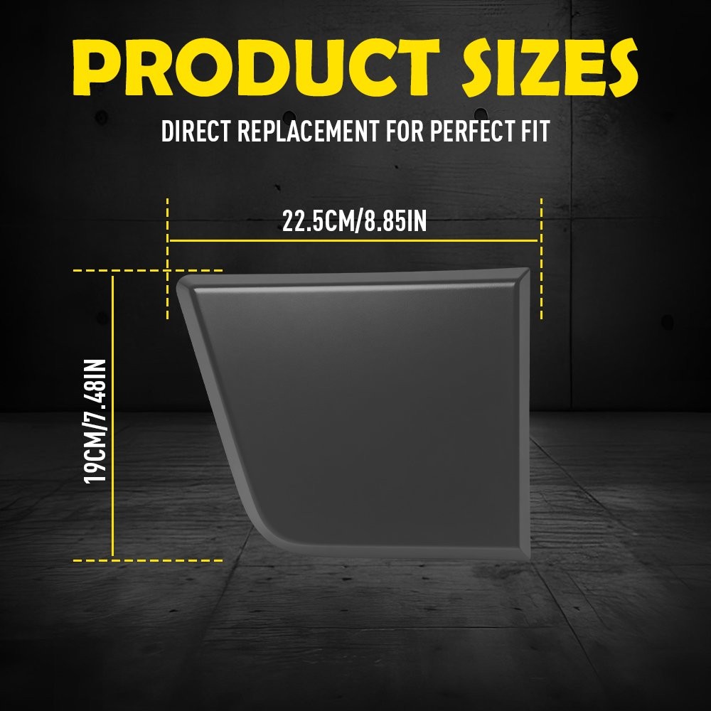Fits 2019-2024 Ram Promaster LH RH Rear Body Door Trim Molding Black 1500-3500