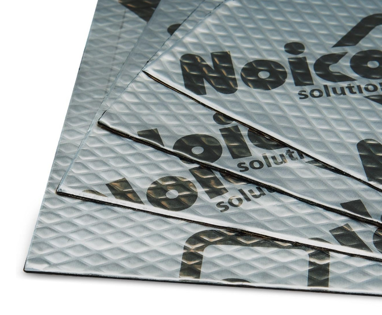 80 mil 18 sqft car Sound deadening mat, Butyl Automotive Sound Deadener, Audio..