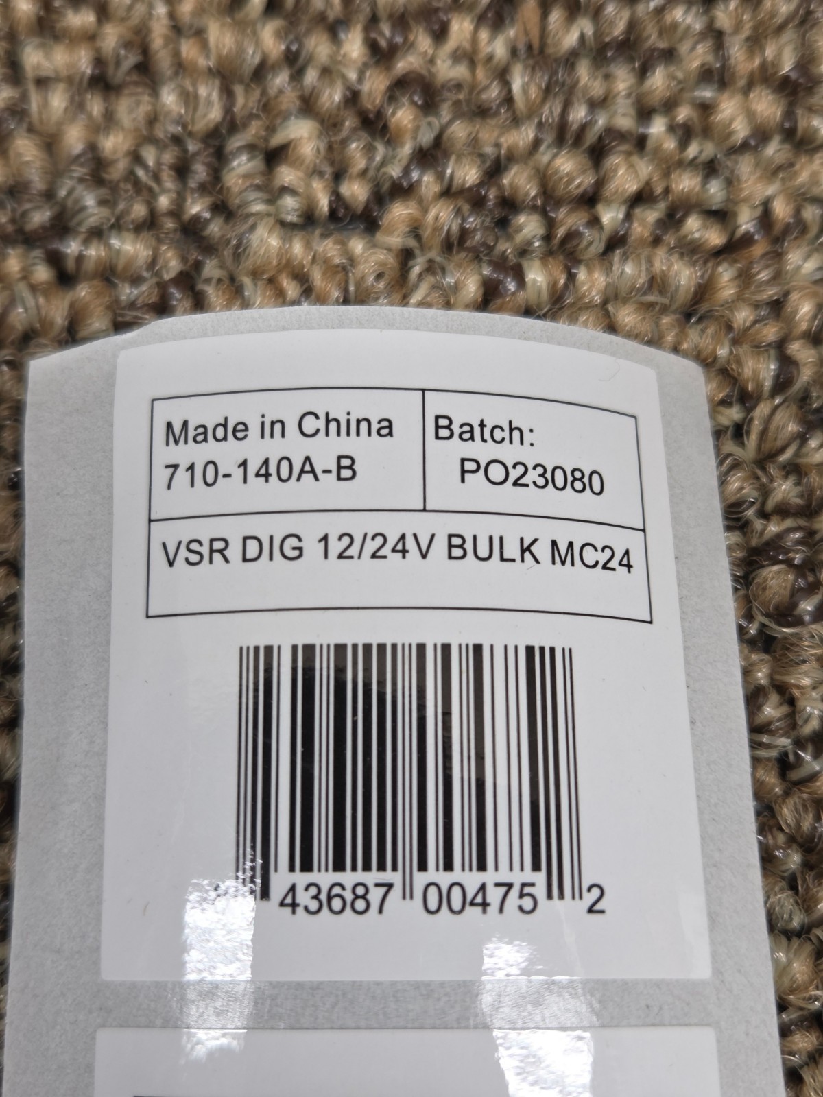BEP 710-140A Digital Voltage Sensing Relay 12/24V 125/140A Ignition Protected