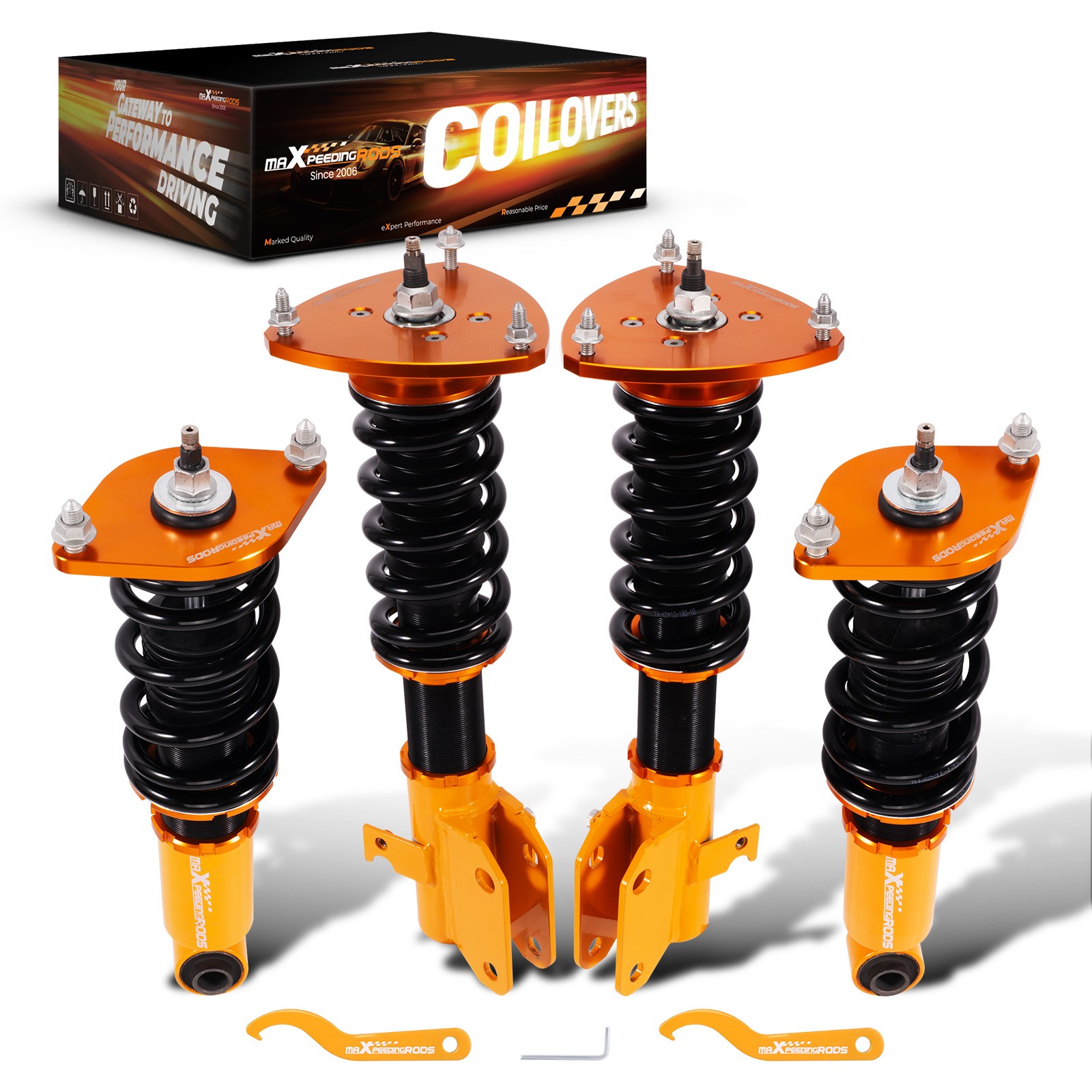24 Level Damper Coilovers Shock Absorbers Kit for Subaru Impreza WRX & STi 15-21
