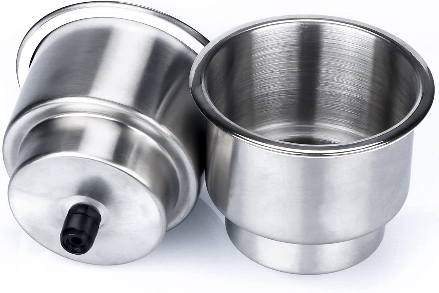 2Pcs Stainless Steel Cup Drink Holder Brushed for Marine Boat Camper Truck RV