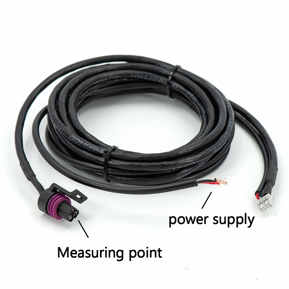 52MM Fuel Pressure Gauge LED Display + 1/8 NPT Fuel Pressure Sensor Kits