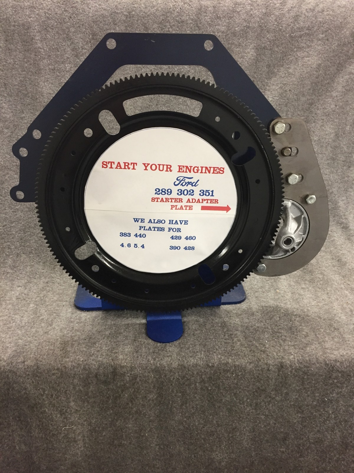 Ford 289,302, 351 W Engine Starter plate