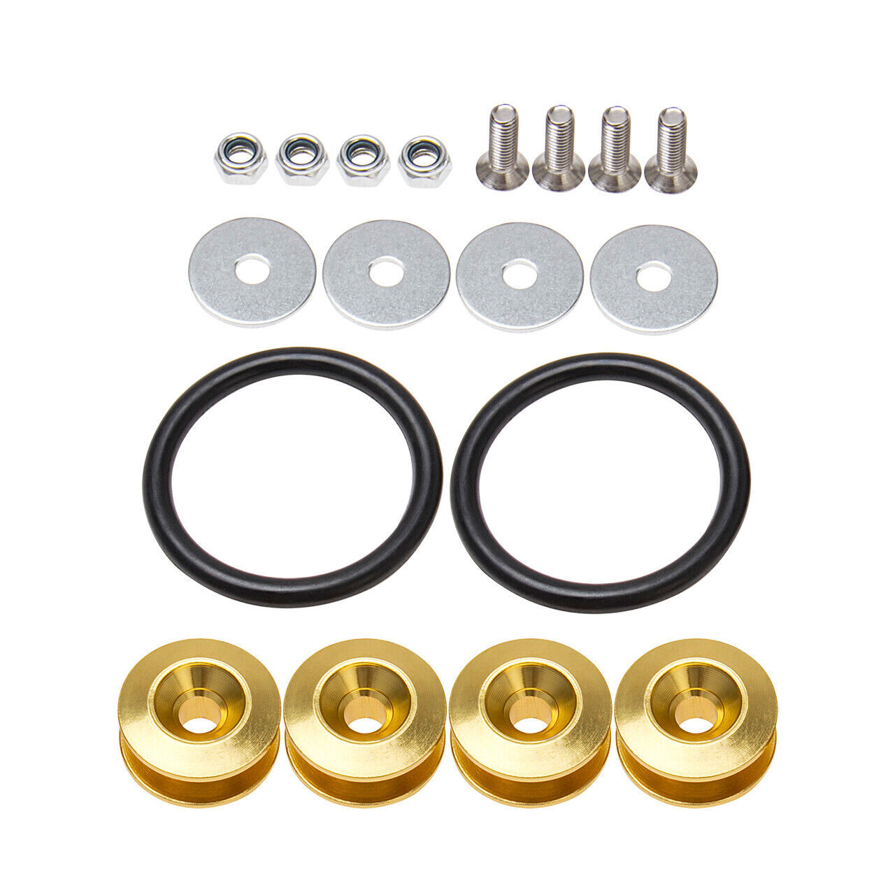 Bumper Quick Release Fastener Kit Bumper Holder Bands for Universal Car Bumper