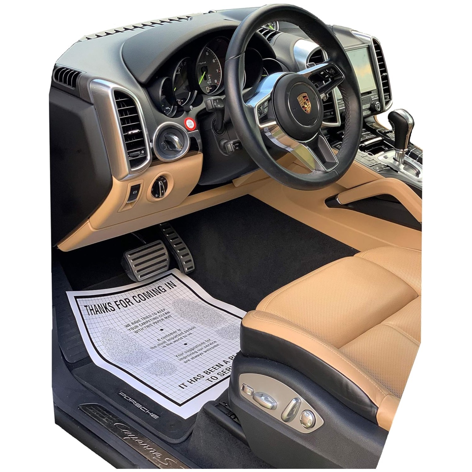 Reinforced Plastic Coated Disposable Paper Mats for Ultimate Vehicle Protection
