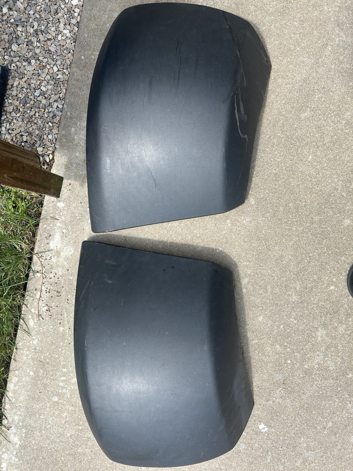 Front Bumper End Caps For 2007-2013 Chevrolet Silverado 1500 Textured