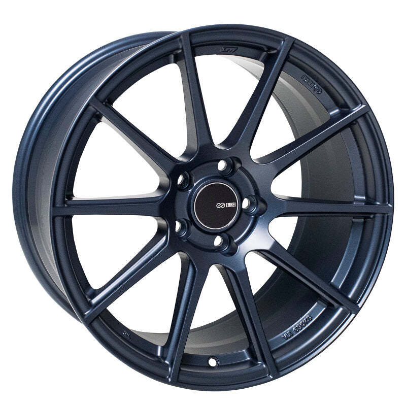 Enkei 499-895-6535MB TS10 18×9.5 35mm Offset 5×114.3 Bolt Dia Matte Blue Wheel