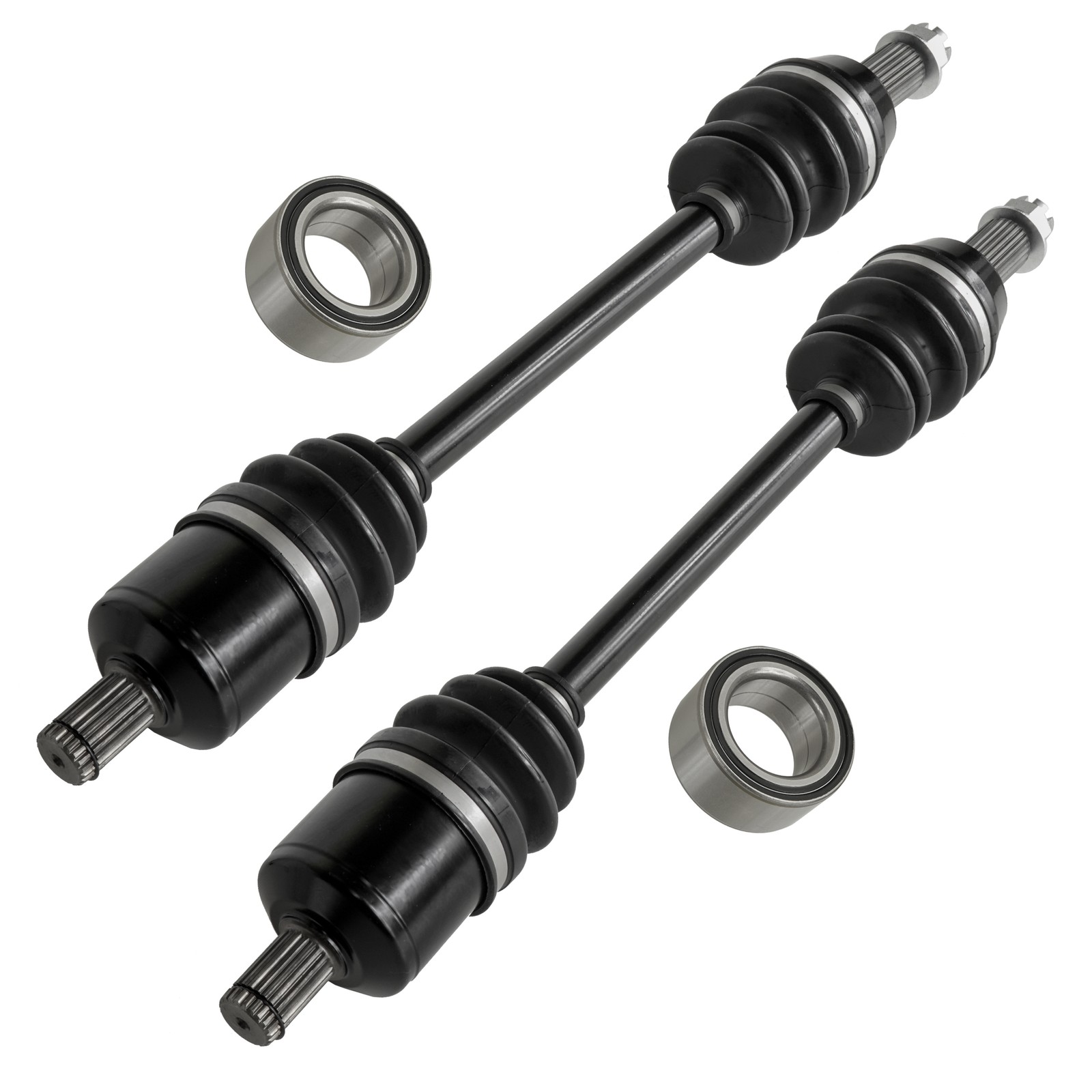 Front Left & Right CV Joint Axle With Bearing For Polaris RZR 570 EFI 2012-2019