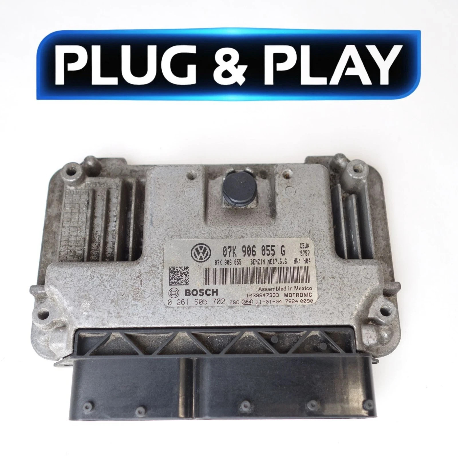 07K906055G Volkswagen Jetta 2011 2.5L AT Engine Computer Plug N Go
