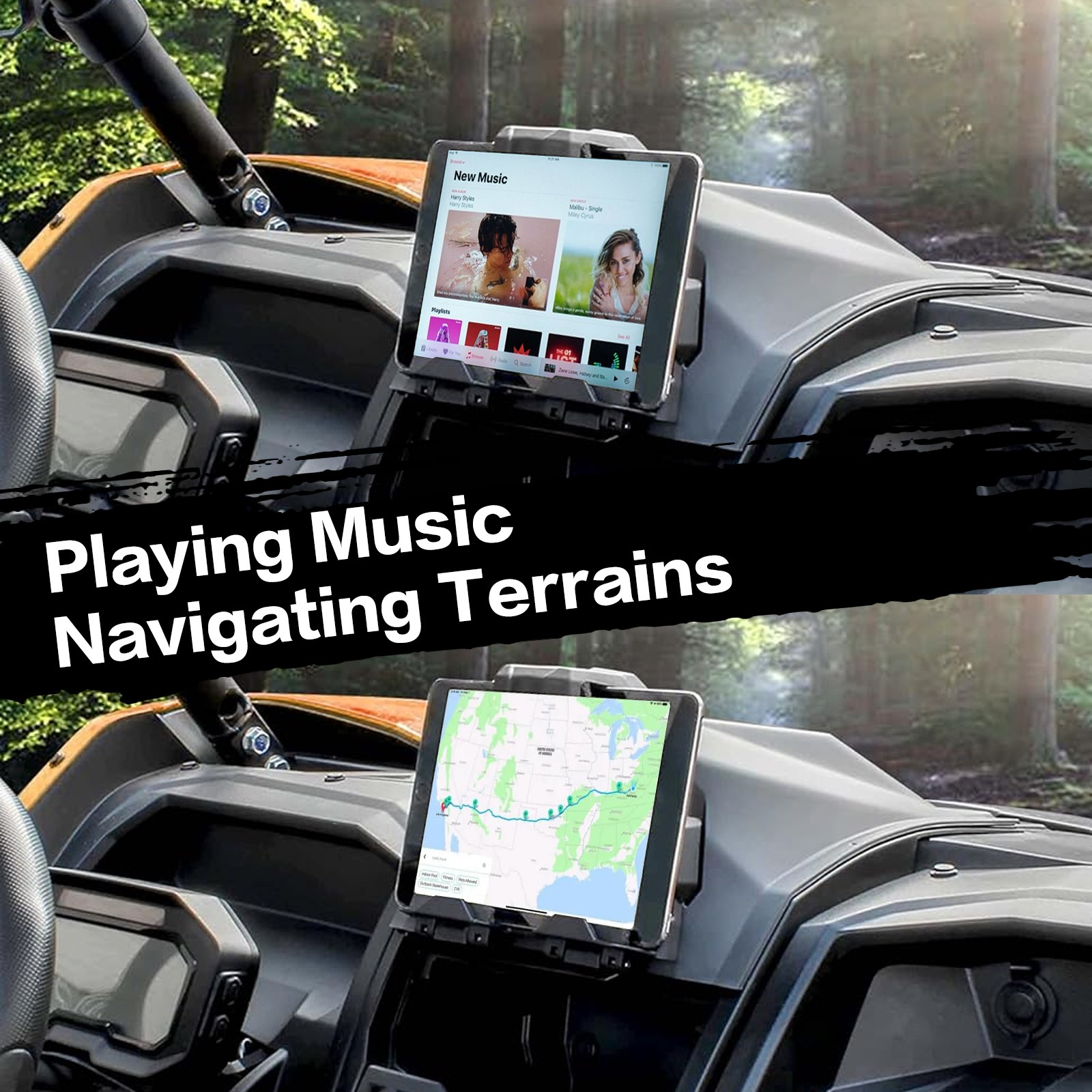 Electric Device Tablet Holder GPS Mount For Can Am Maverick X3 /X3 Max 715002874