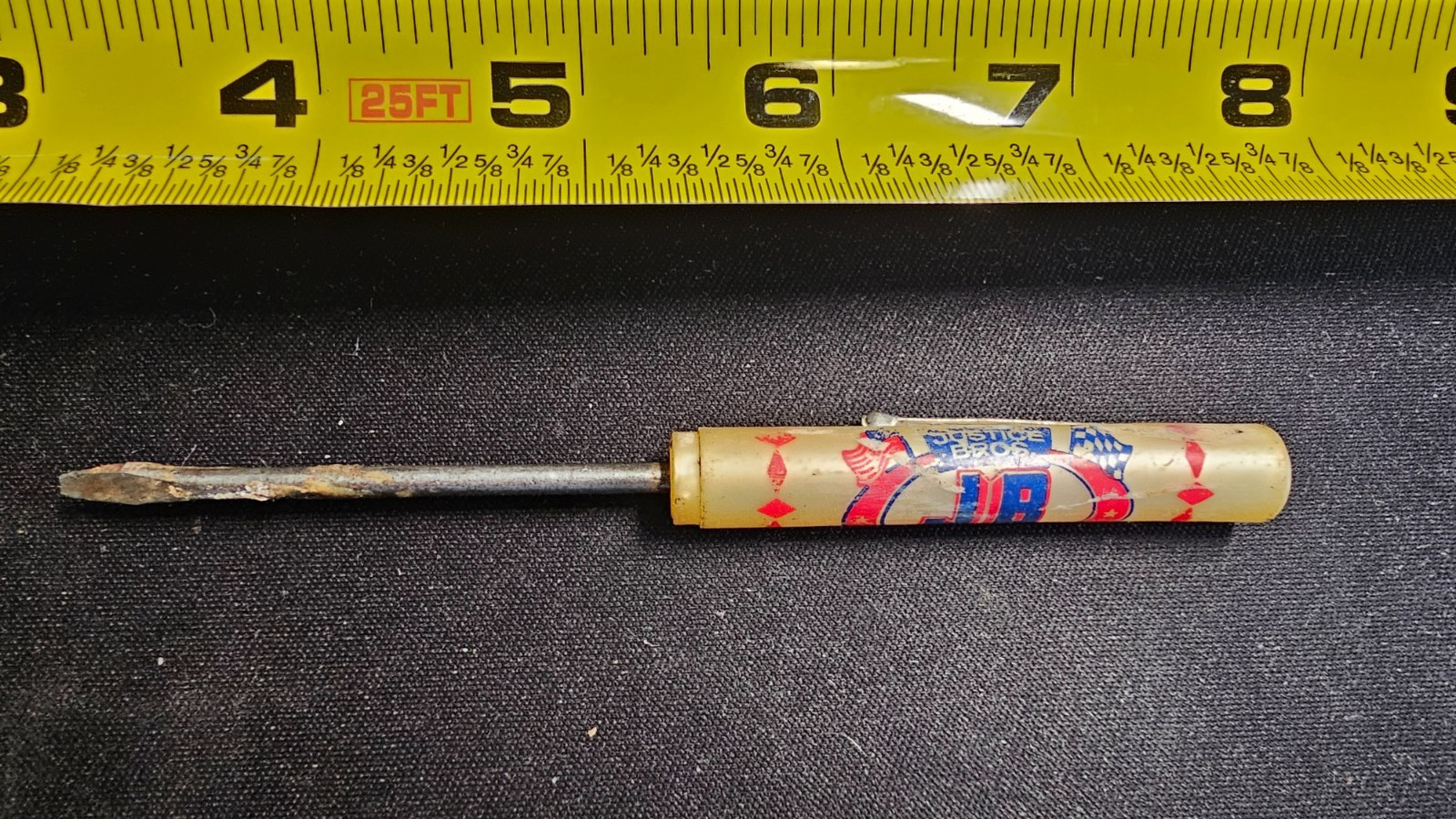 Vintage Justice Bros. J & B California Screwerdriver Small tip Screw Driver