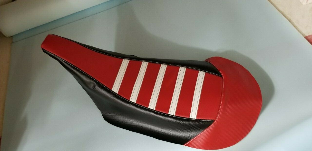 HONDA 400ex trx 400X seat cover STRAPPER SEAT WHT/BLK/RED/CARB FITS UP TO 2007
