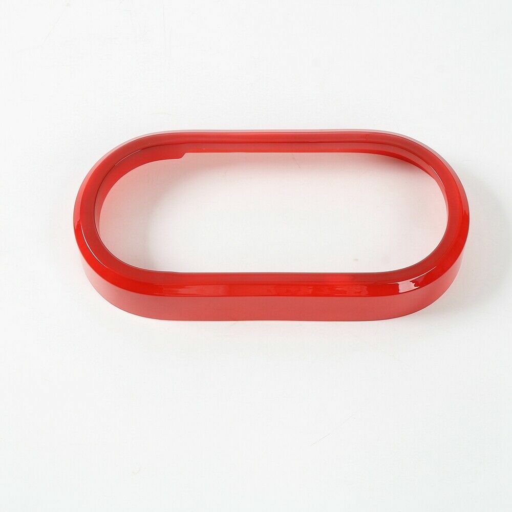 1X Interior Gear Shift Panel Trim Cover Frame for Jeep Wrangler 2007-2010 JK Red