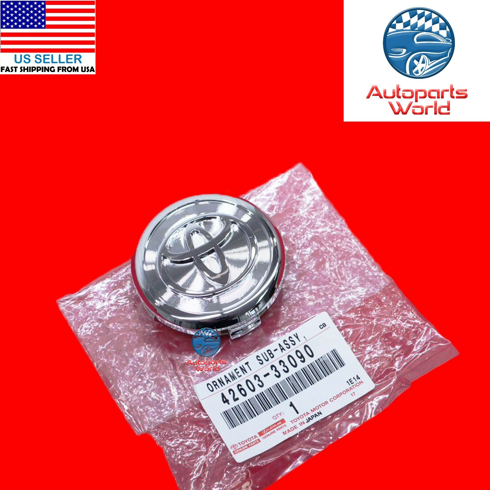 GENUINE TOYOTA 02-06 CAMRY | 06-07 HIGHLANDER WHEEL CENTER HUB CAP 42603-33090