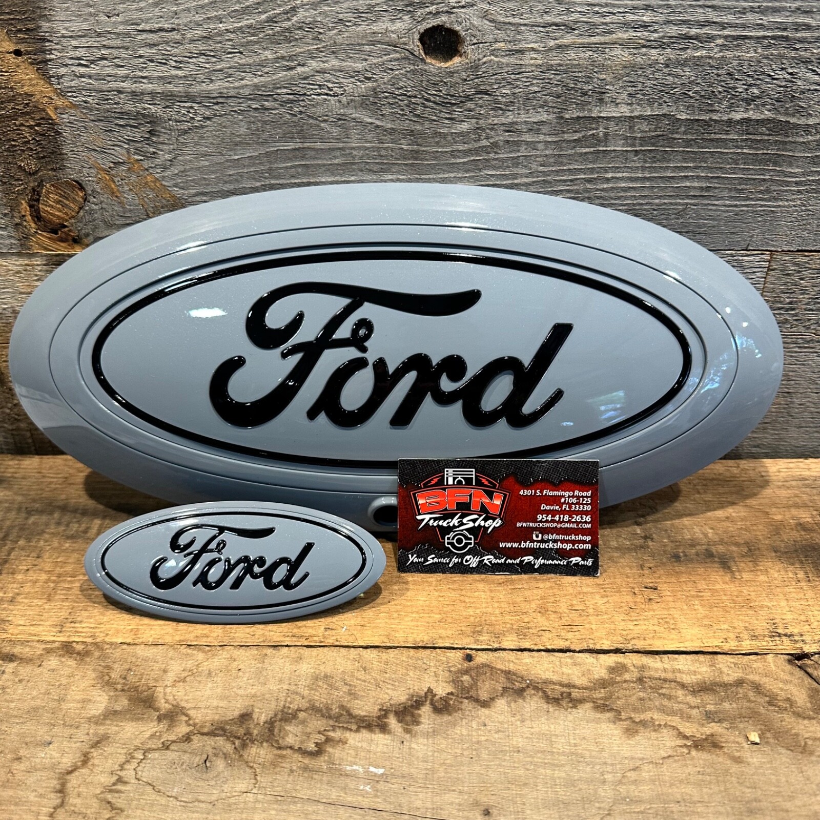 2023+ F250 F350 F450 Superduty Custom Painted Ford Front & Rear Emblem Oval Set