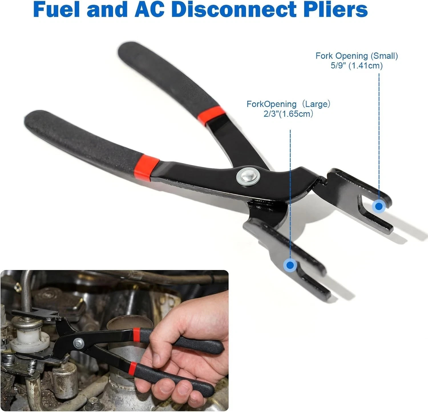 45-Piece Master Quick Disconnect Tool Set, Fuel Line Disconnect Tool Kit Automot