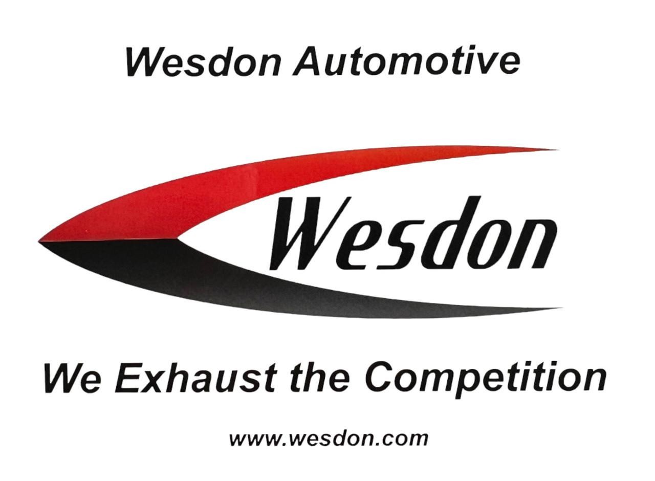 Exhaust Tip 2.50 Inlet 4.00 Outlet 16.00 long WD130-250-BC Dual Black 304 Stainl