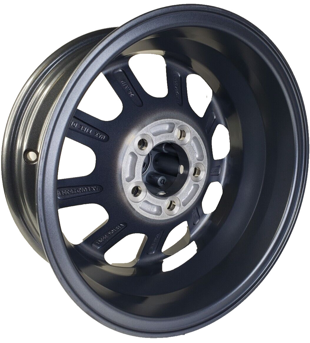 Vision Wheel 353 Turbine Trailer RIM 14X5.5 5×4.50 0mm Gum Metal Machined Face