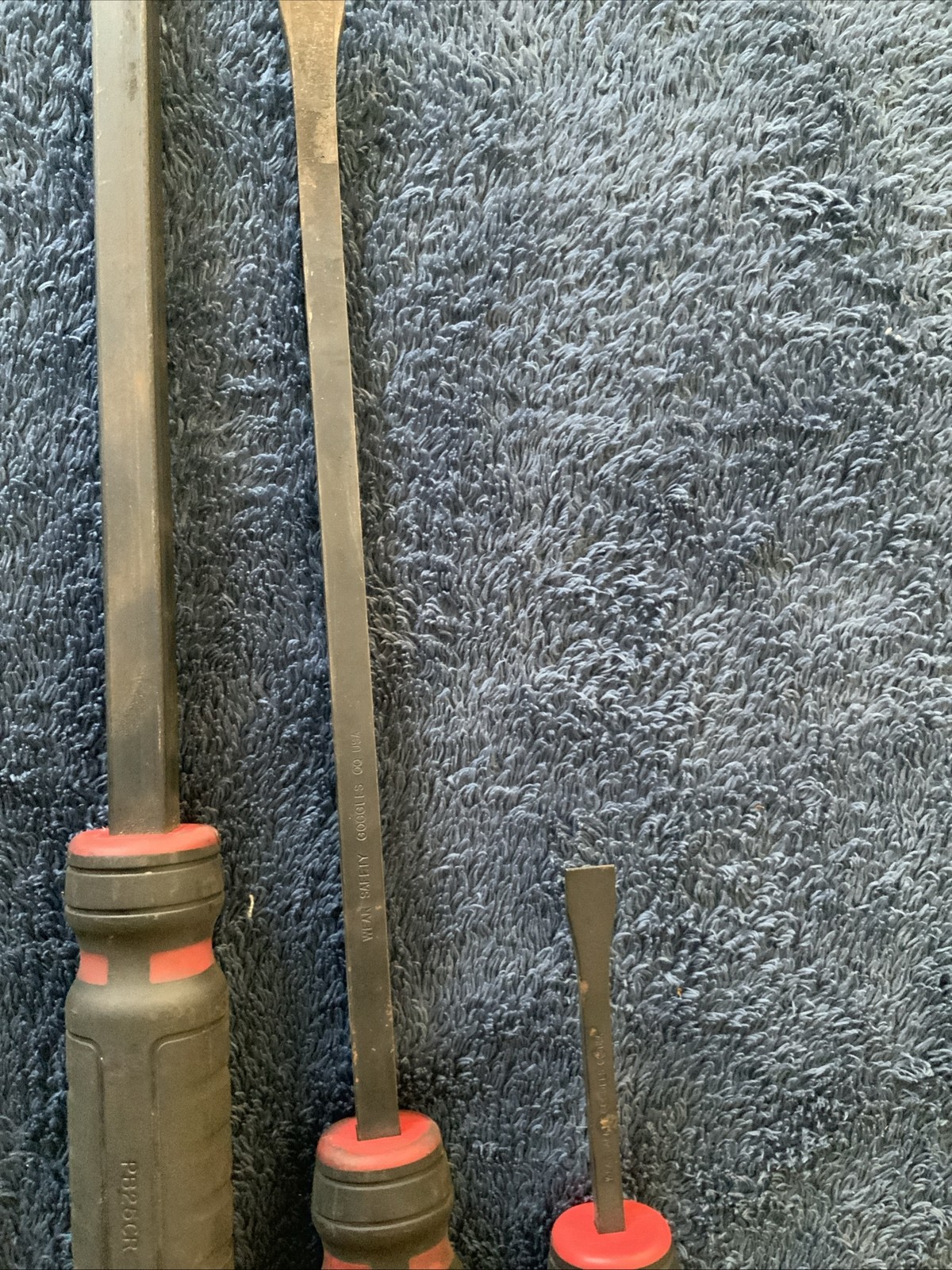 Mac Tools 4pc Pry Bar Set….pb36cr, Pb25cr, Pb17cr, Pb8cr….see Pics…
