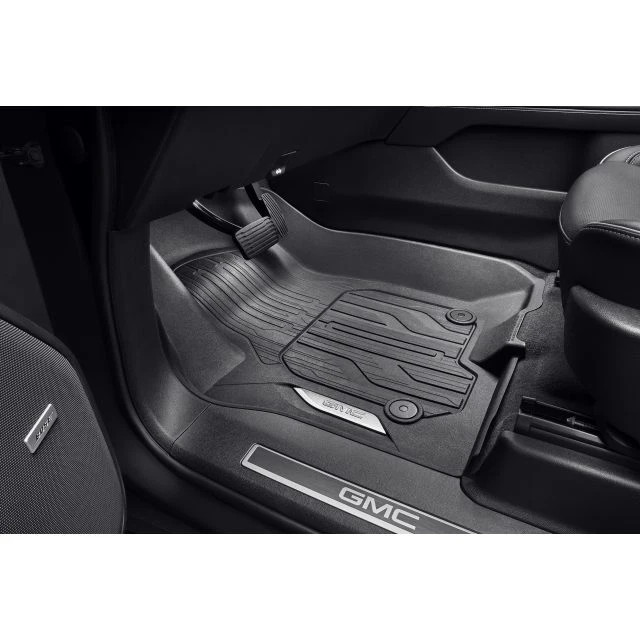 2021-2026 GMC Yukon Front 2nd 3rd Row + Cargo Floor Liner Pkg Black OEM GM NEW