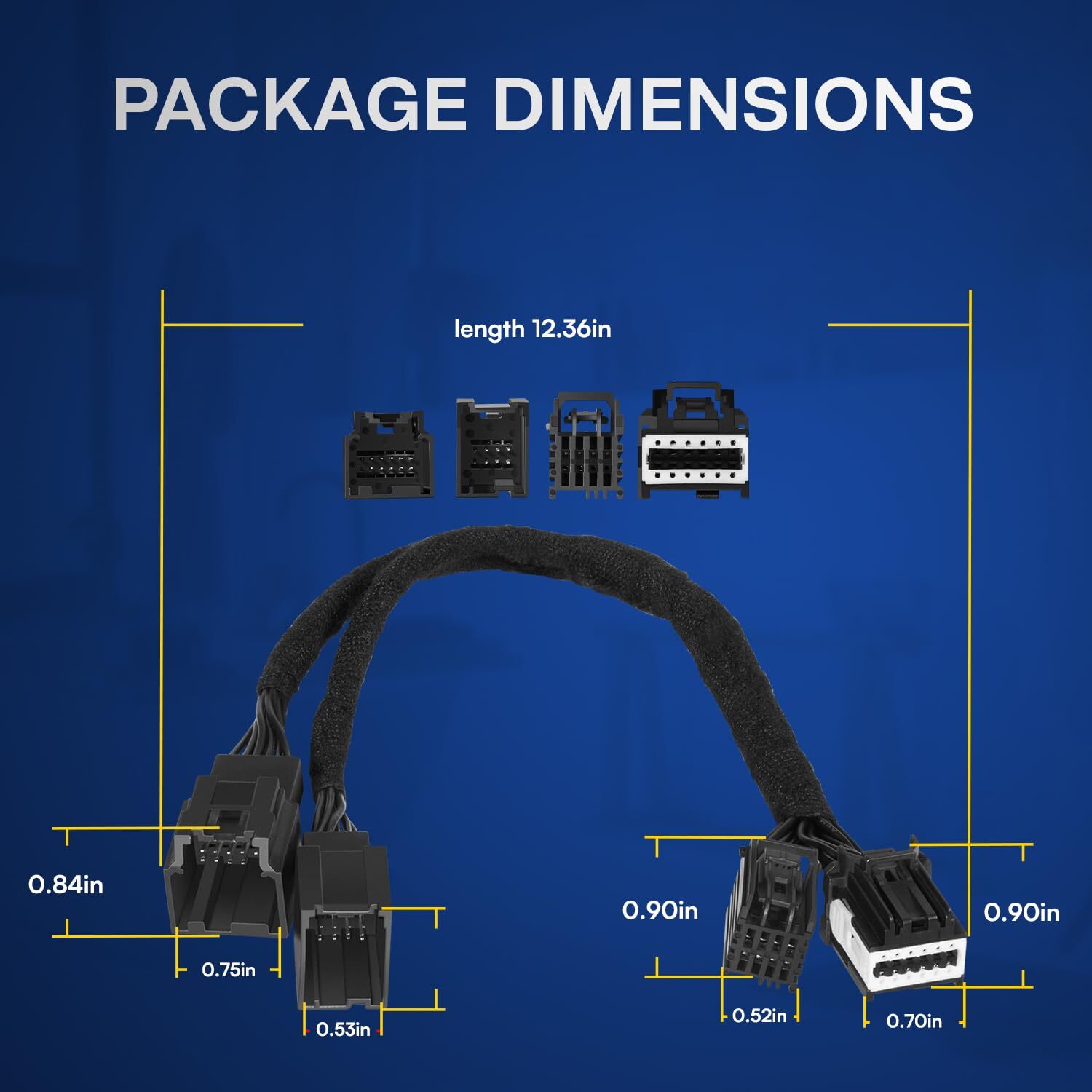 Automotive SGW Bypass Module Extention Cable for Jeep Wrangler Gladiator Ram