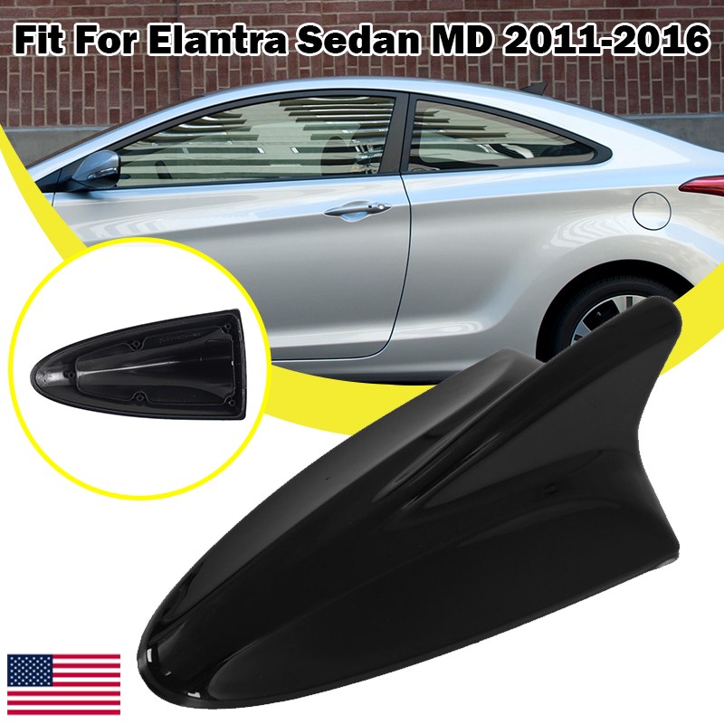 For Elantra 2011-2016 GPS Shark Fin Roof Antenna Cover Black 962103X100NKA US
