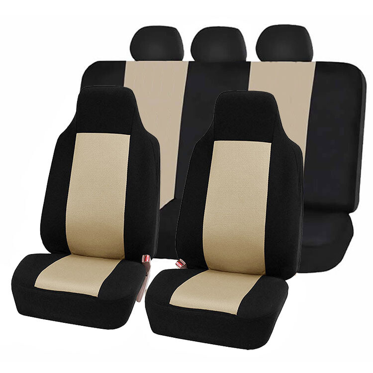 Universal 2/4/9Pcs Auto Front Seat Covers Full Set Protector For Car Truck SUV