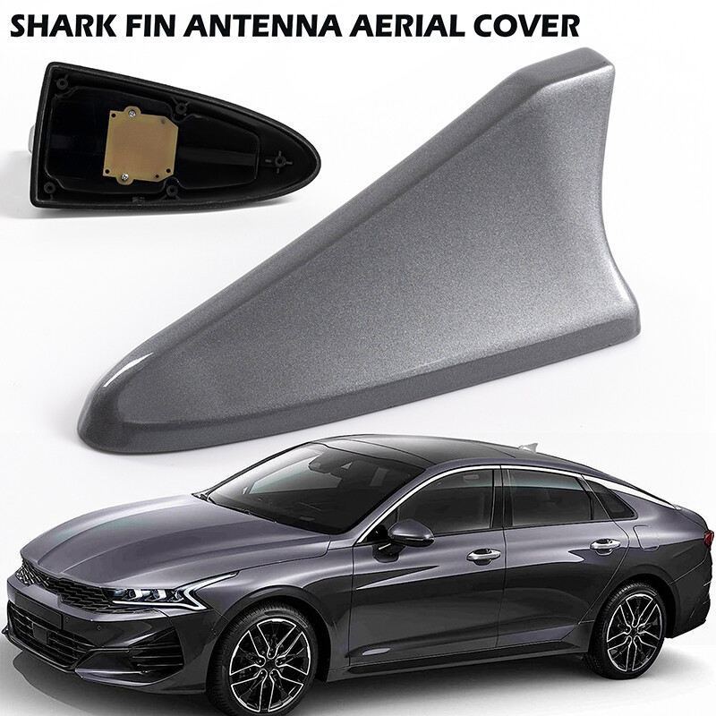 For 2015 -19 Hyundai Sonata-Elantra Silver Gray Shark Aerial Roof Antenna Cover