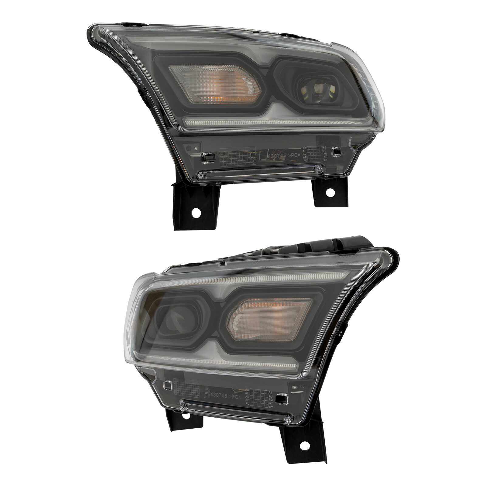 Pair LED Headlights For Dodge Durango 2021 2022 2023 Left & Right Side Headlamps