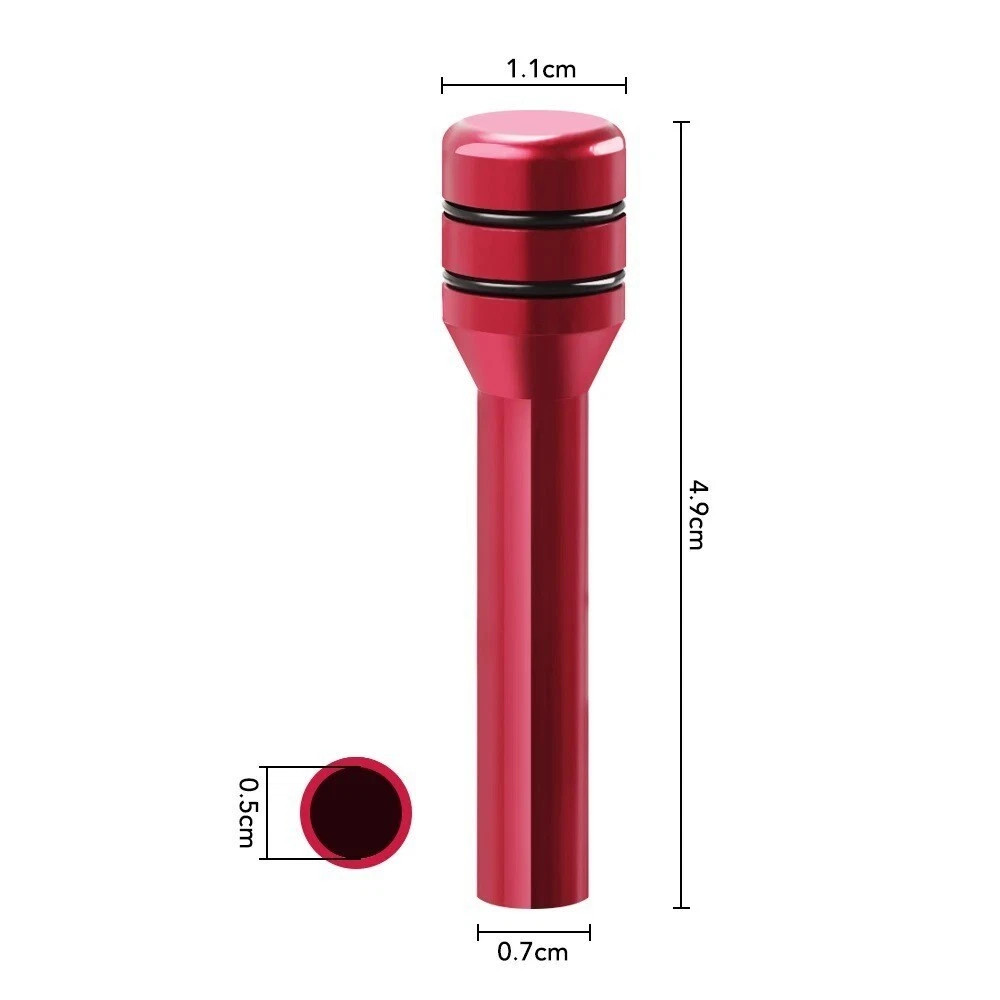 4PCS Alloy Car Interior Door Locking Lock Knob Pull Pins Covers Accessories