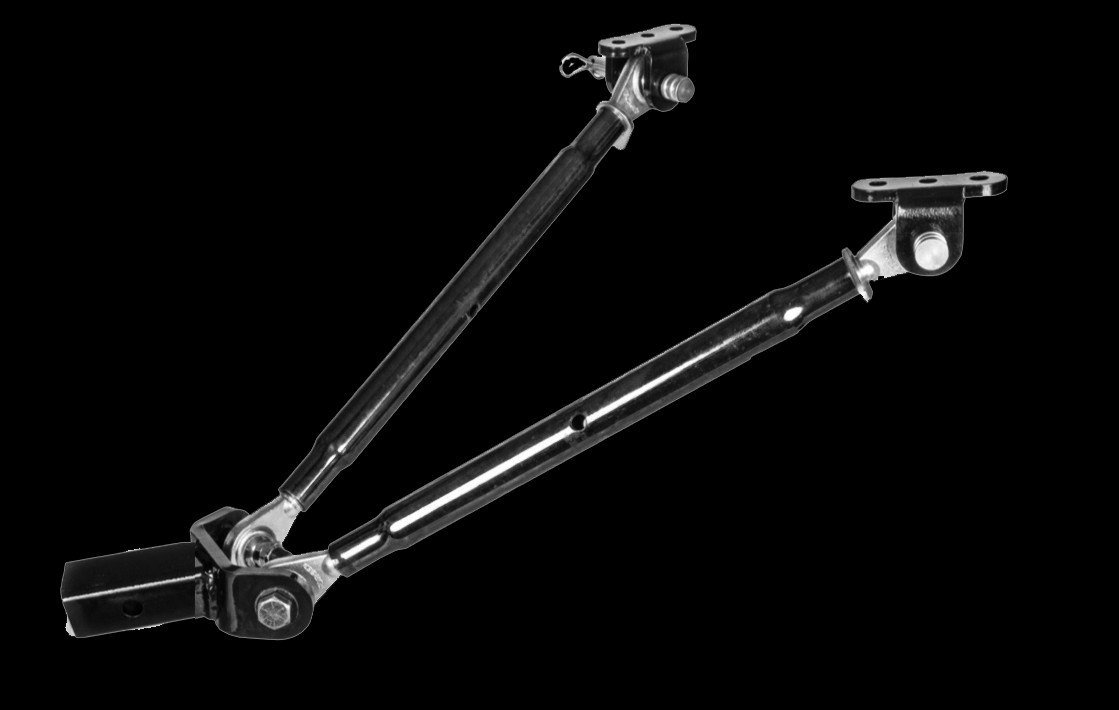 The Boss Torsion-Flex, 2.5″ Shank, Hitch, Dual-Ball, Pintle & Stabilizer Kit