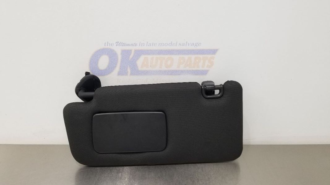 19 SUBARU WRX STI SUN VISOR ILLUMINATED LEFT DRIVER BLACK