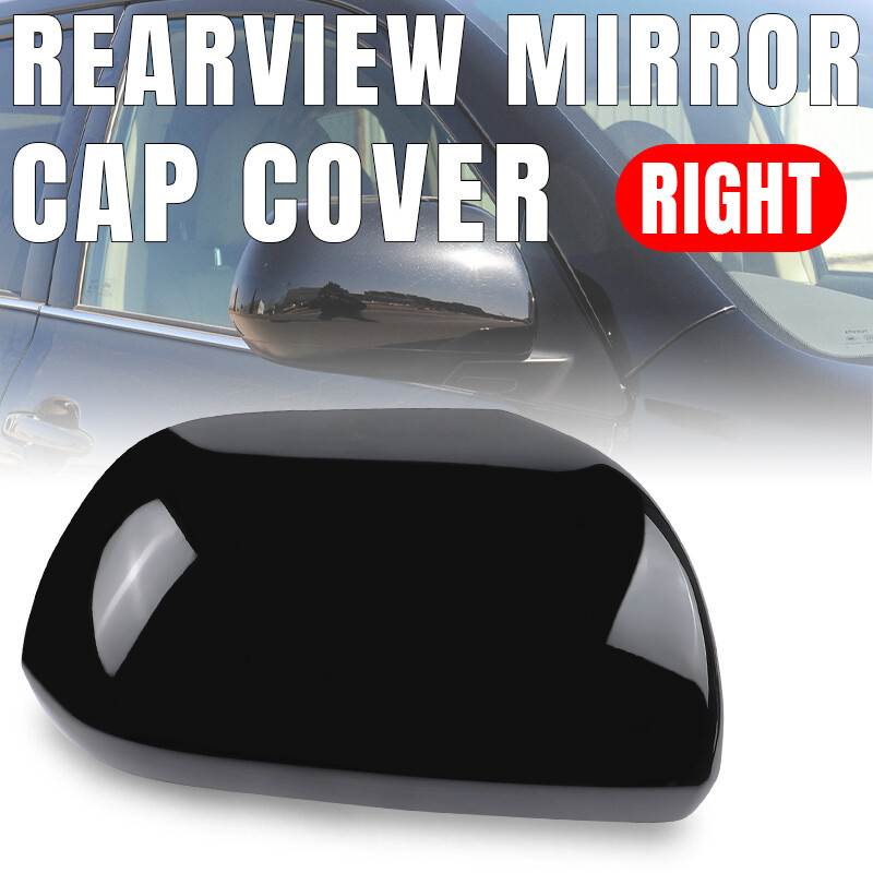 Passenger Right Side Rearview Mirror Cover Black For Toyota Highlander 2008-2013