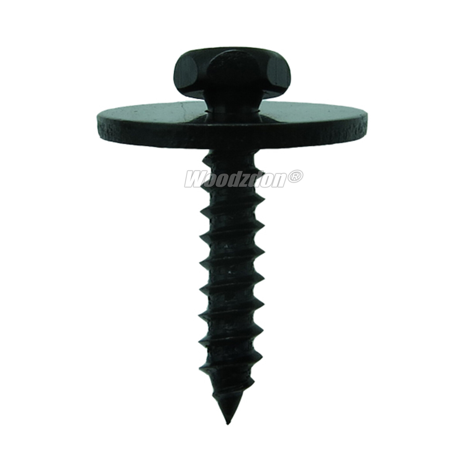 100Pcs Metal Car Screw Body Fender Bumper Retainer Clips 7mm Hex (4.2-1.41x22mm)
