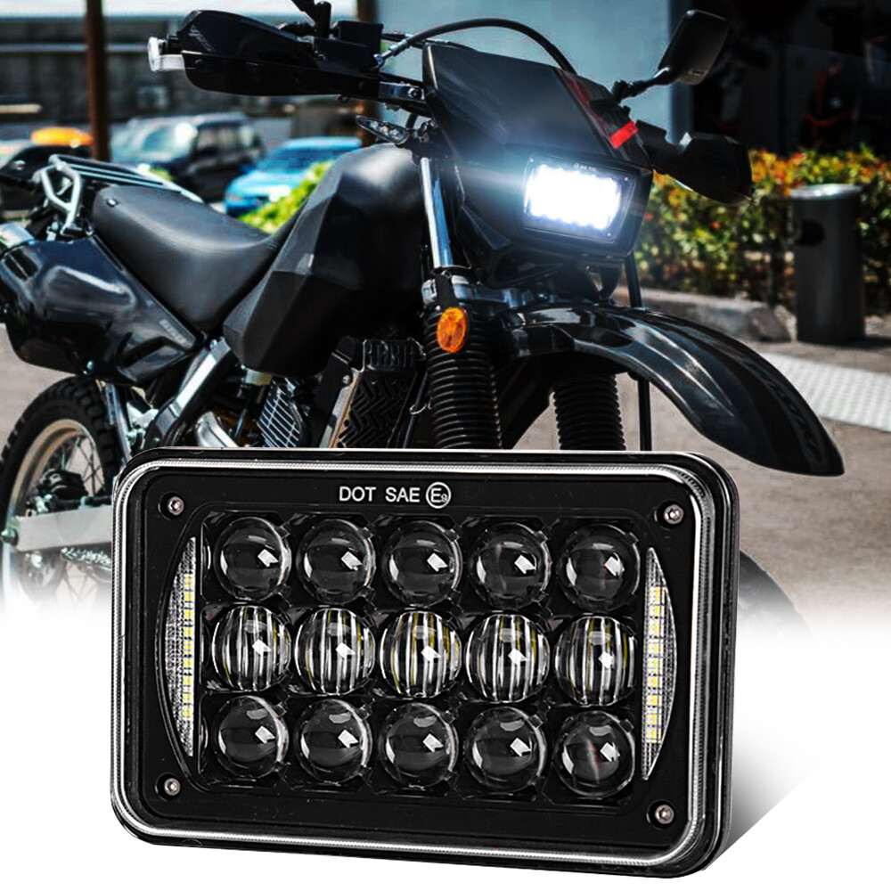 4×6″ inch Square LED Headlight DRL Hi/Lo Sealed Beam For Suzuki DRZ400S DRZ250